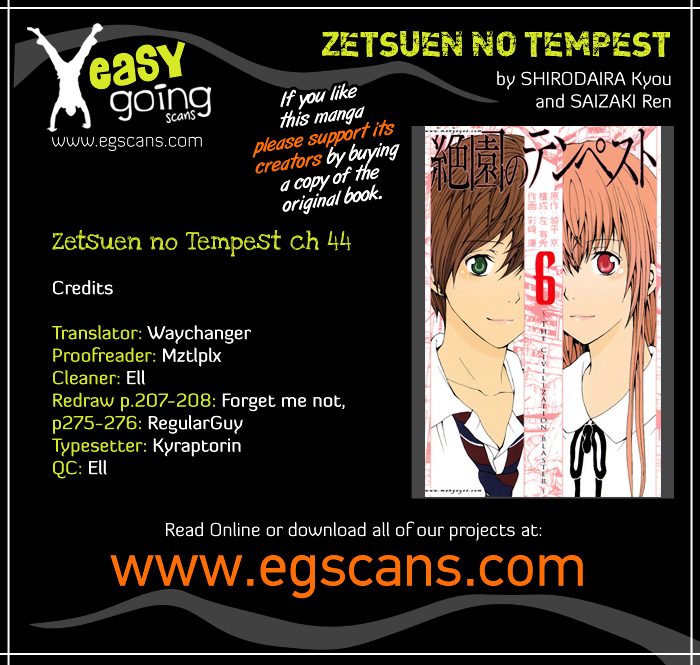 Zetsuen No Tempest Vol.9 Chapter 44 : Let's Start Over Again - Picture 1