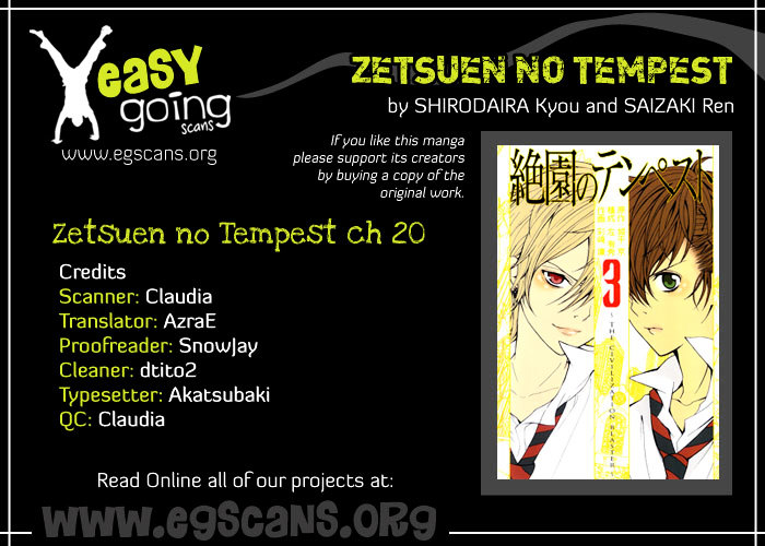 Zetsuen No Tempest Vol.5 Chapter 20 : The Unexplainable Story - Picture 2
