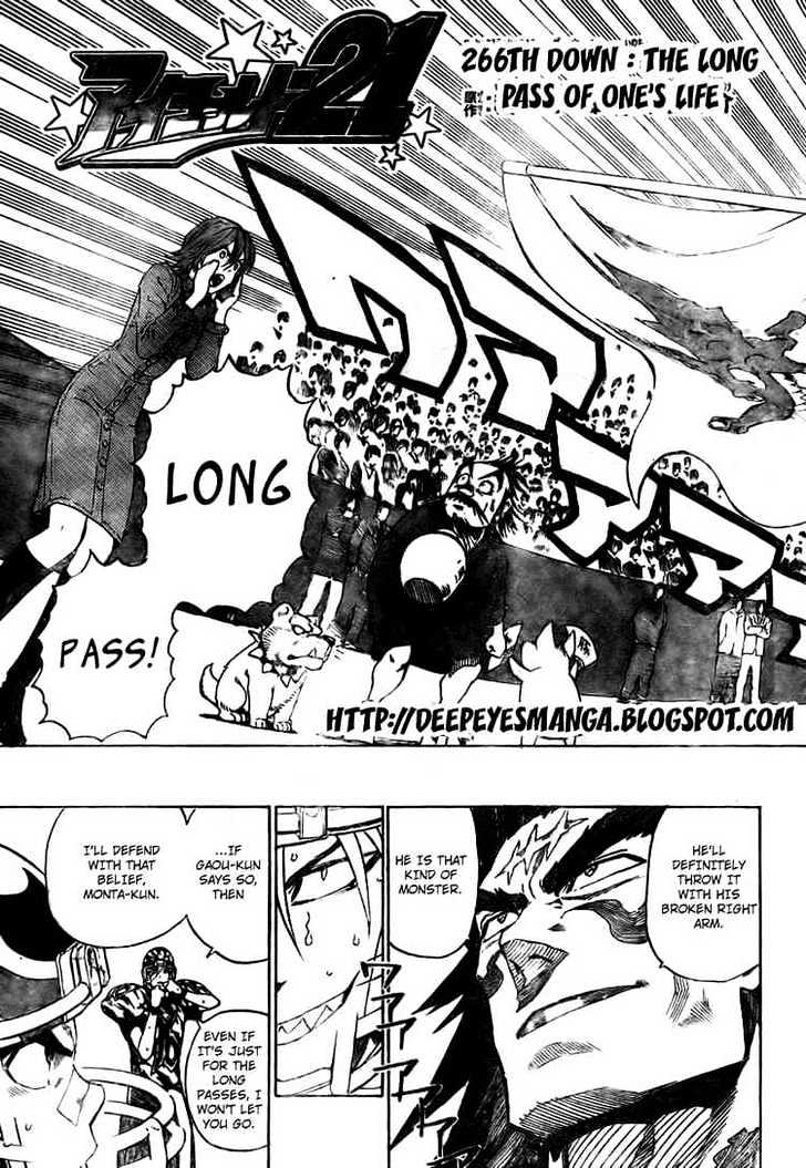 Eyeshield 21 Chapter 266 : The Long Pass Of One S Life - Picture 3