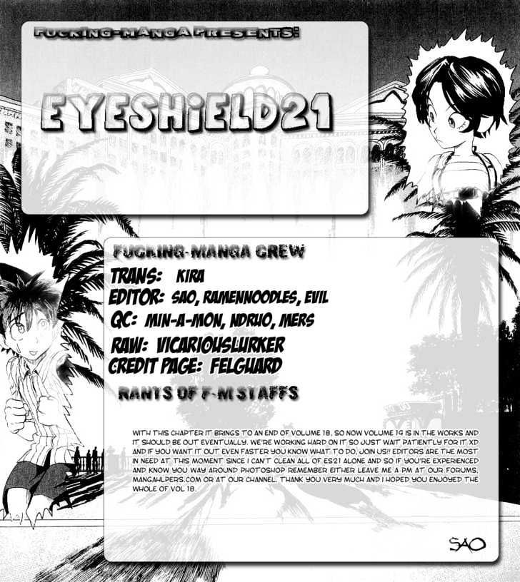 Eyeshield 21 Chapter 160 : A Challenge To The Real Thing - Picture 1