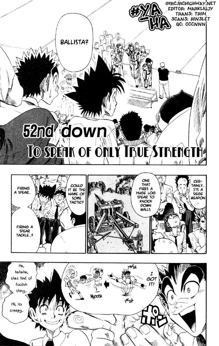Eyeshield 21 Chapter 52 : To Speak Of Only True Strength - Picture 1