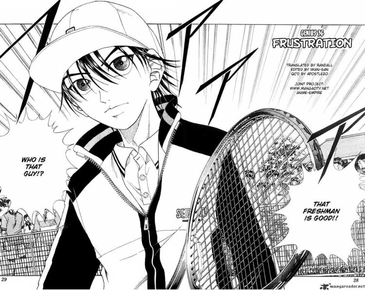 Prince Of Tennis Chapter 36 : Frustration - Picture 2