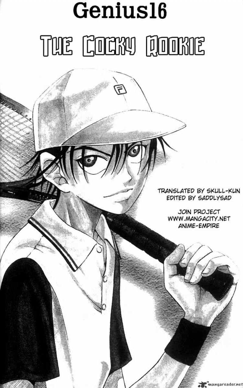 Prince Of Tennis Chapter 16 : The Cocky Rookie - Picture 1