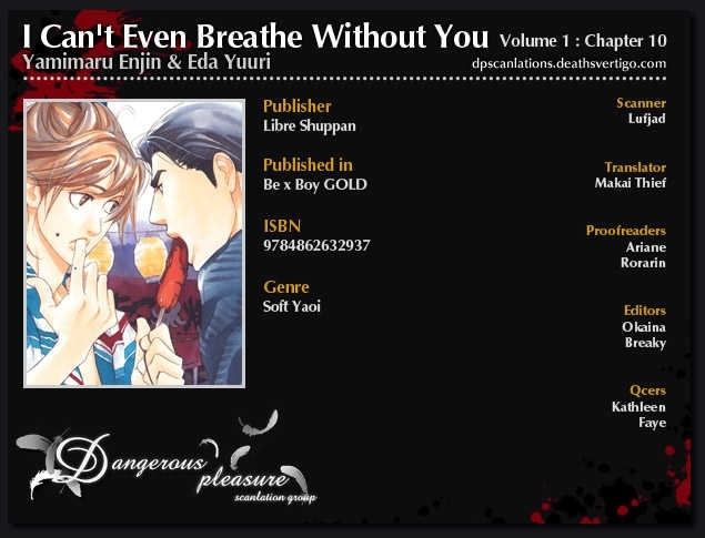 I Can't Even Breathe Without You Vol.1 Chapter 10 - Picture 2