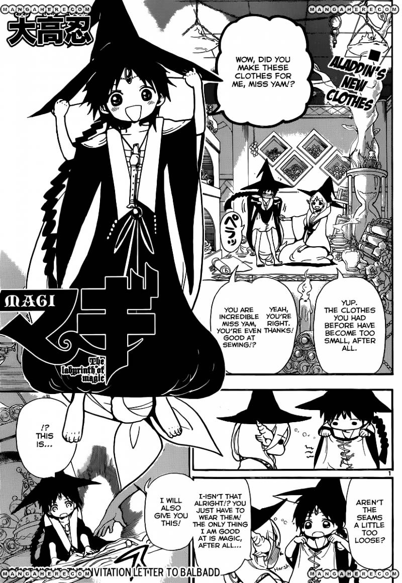 Magi - Labyrinth Of Magic Vol.12 Chapter 201 : The Invitation Letter To Balbadd - Picture 2