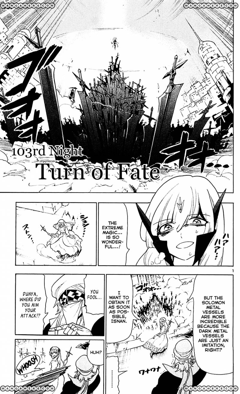 Magi - Labyrinth Of Magic Vol.6 Chapter 103 : Turn Of Fate - Picture 1