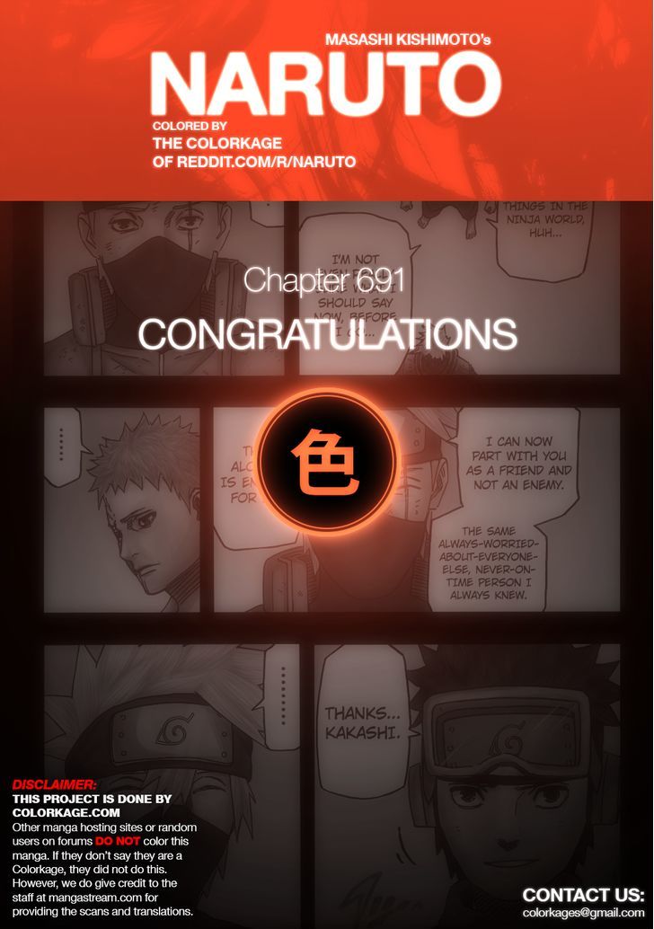Naruto Vol.72 Chapter 691.1 : Congratulations - Picture 1