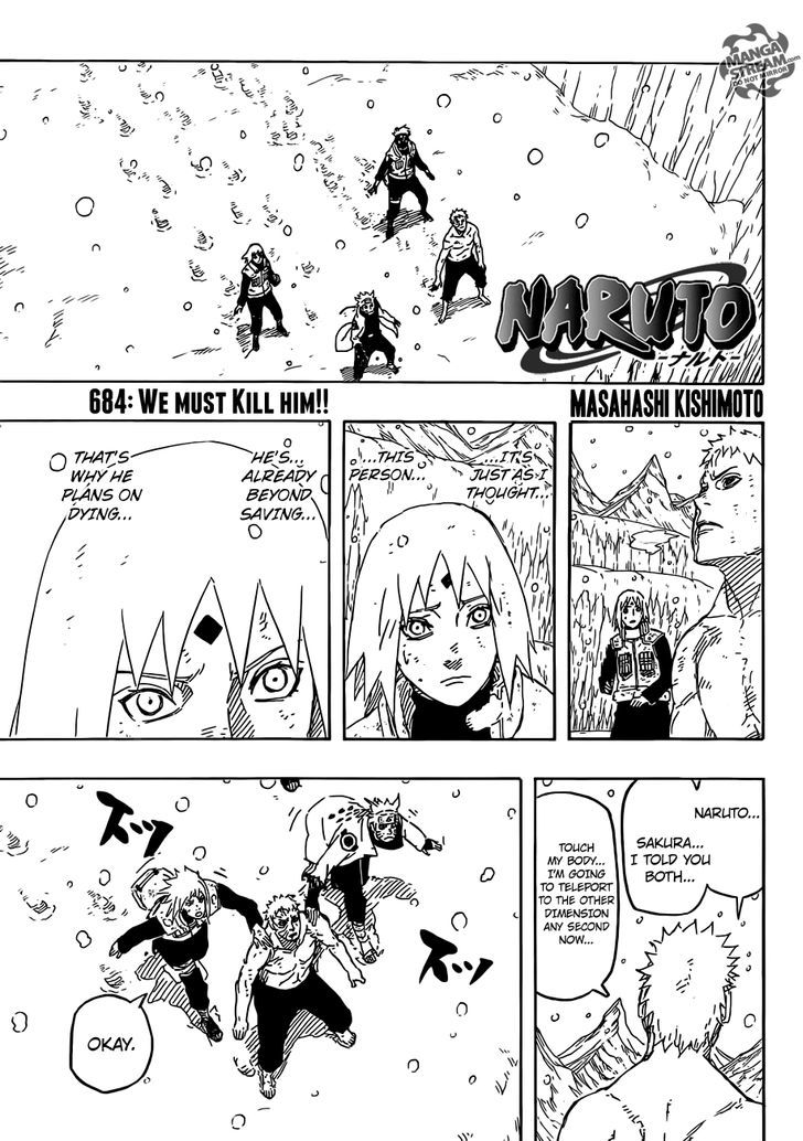 Naruto Vol.71 Chapter 684 : We Must Kill Him!! - Picture 1