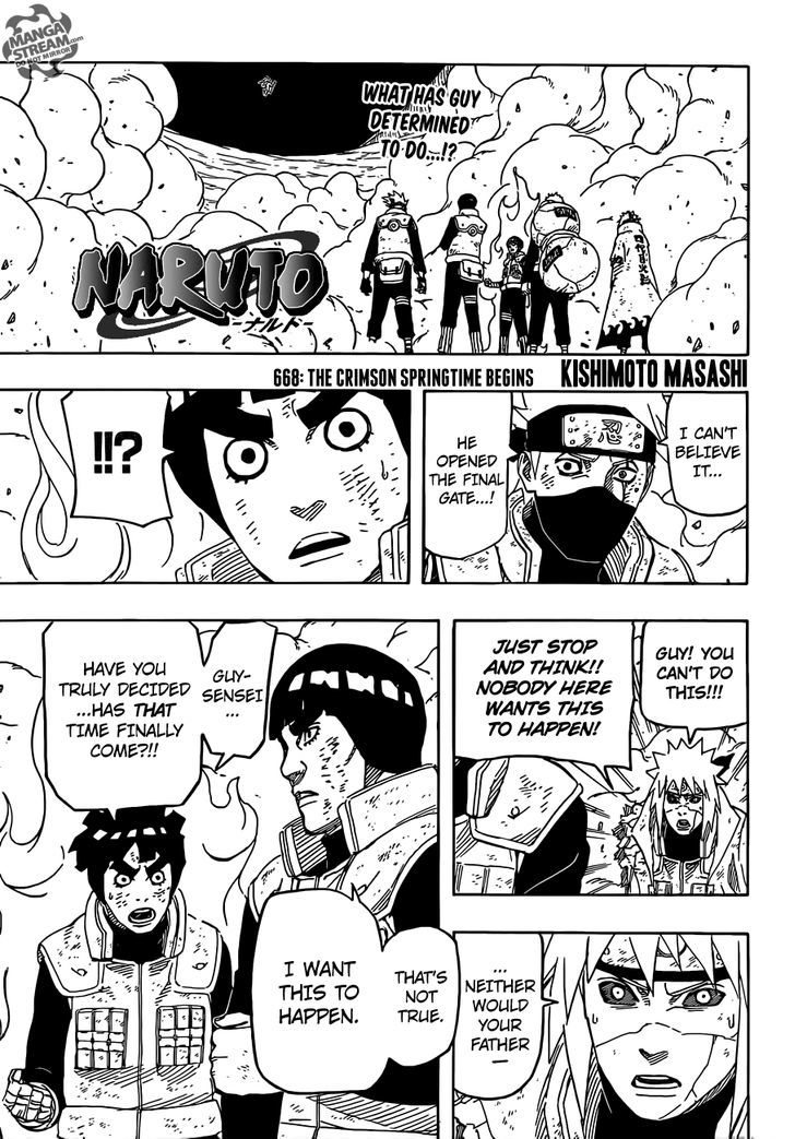 Naruto Vol.69 Chapter 668 : The Crimson Springtime Begins - Picture 1