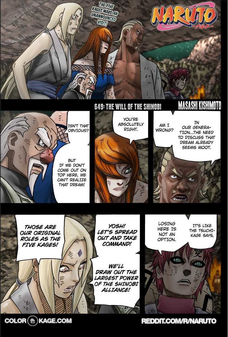 Naruto Vol.68 Chapter 649.1 : The Will Of The Shinobi - Picture 2