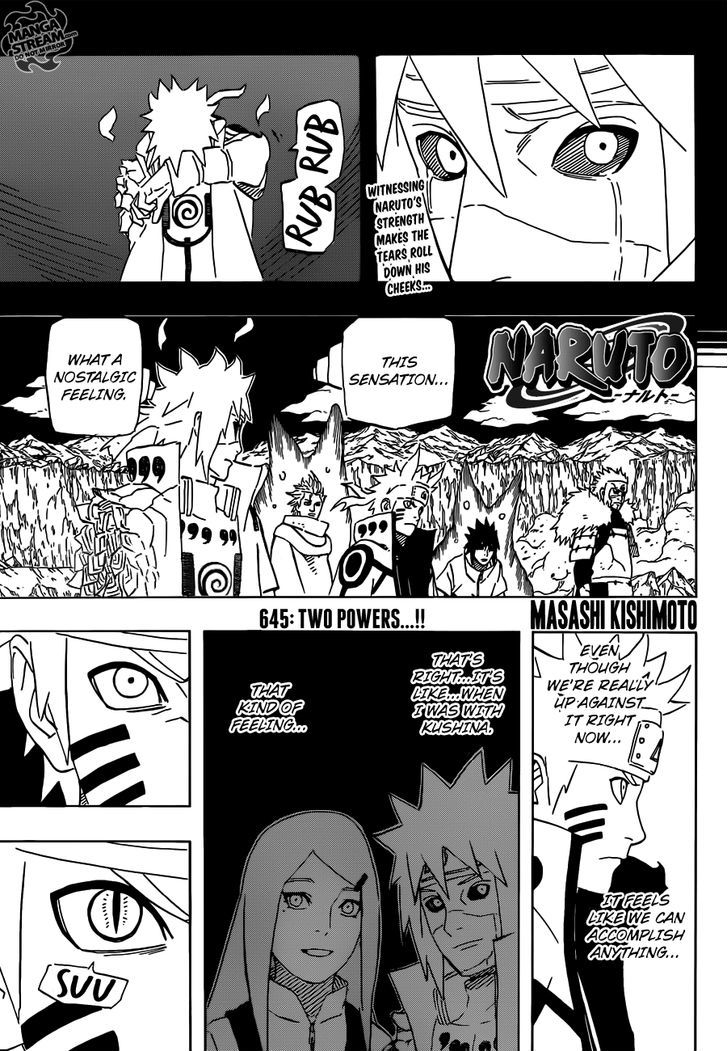 Naruto Vol.67 Chapter 645 : Two Powers...!! - Picture 1