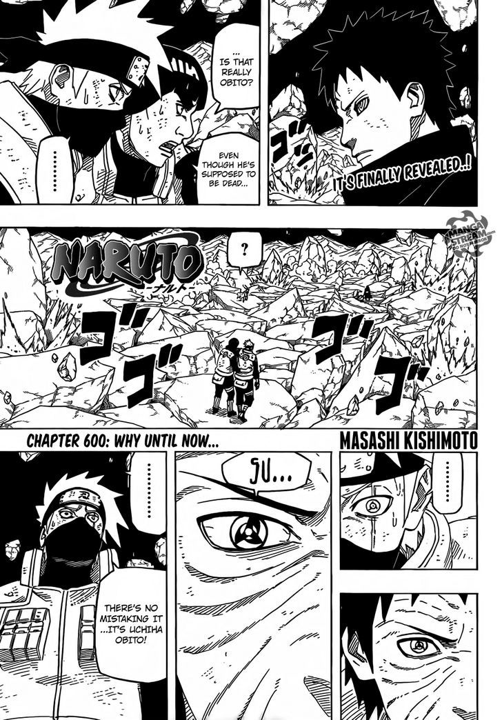 Naruto Vol.63 Chapter 600 : Why Until Now - Picture 1