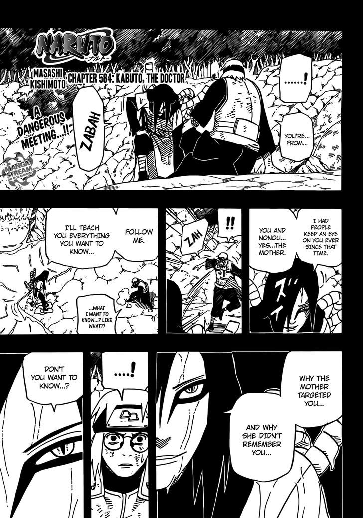 Naruto Vol.61 Chapter 584 : Kabuto, The Doctor - Picture 1