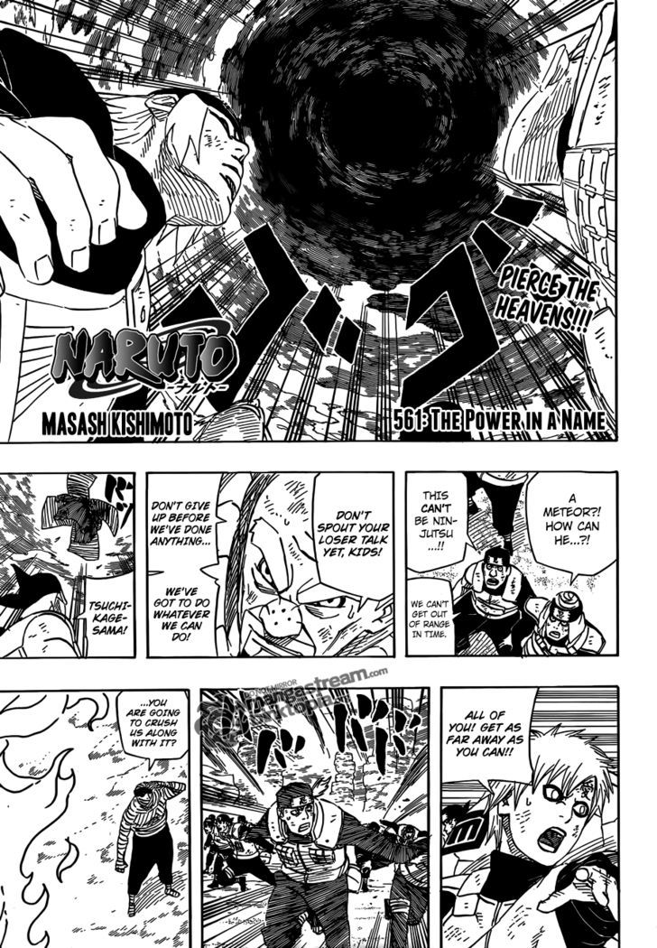 Naruto Vol.59 Chapter 561 : The Power In A Name - Picture 1