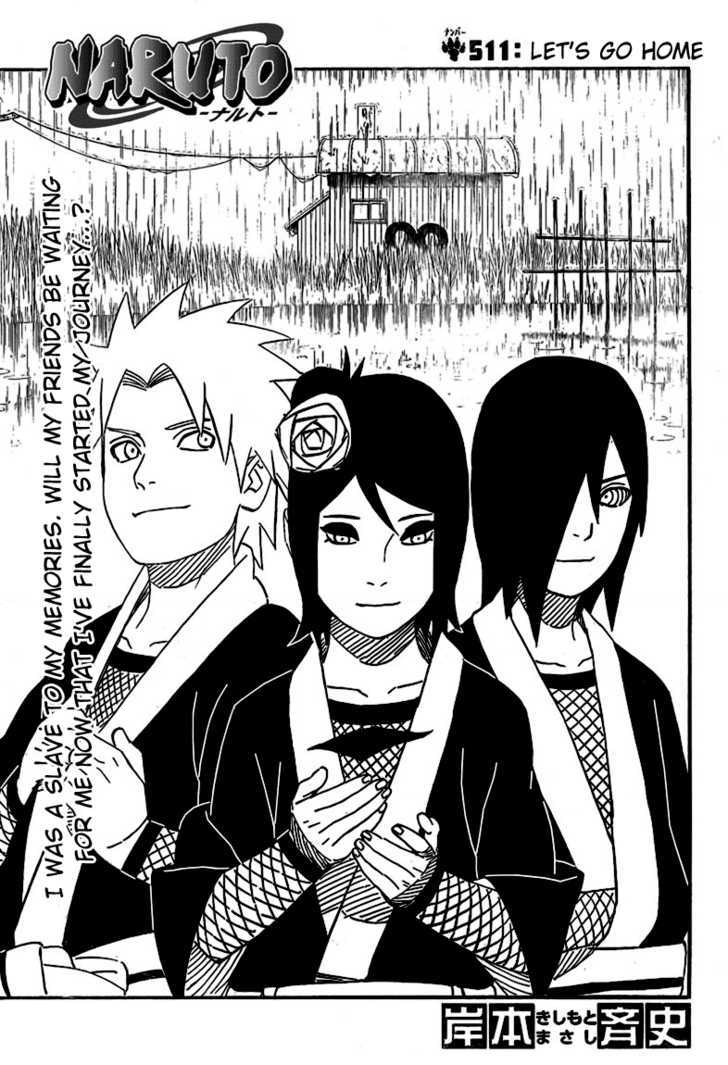 Naruto Vol.54 Chapter 511 : Let's Go Home - Picture 2