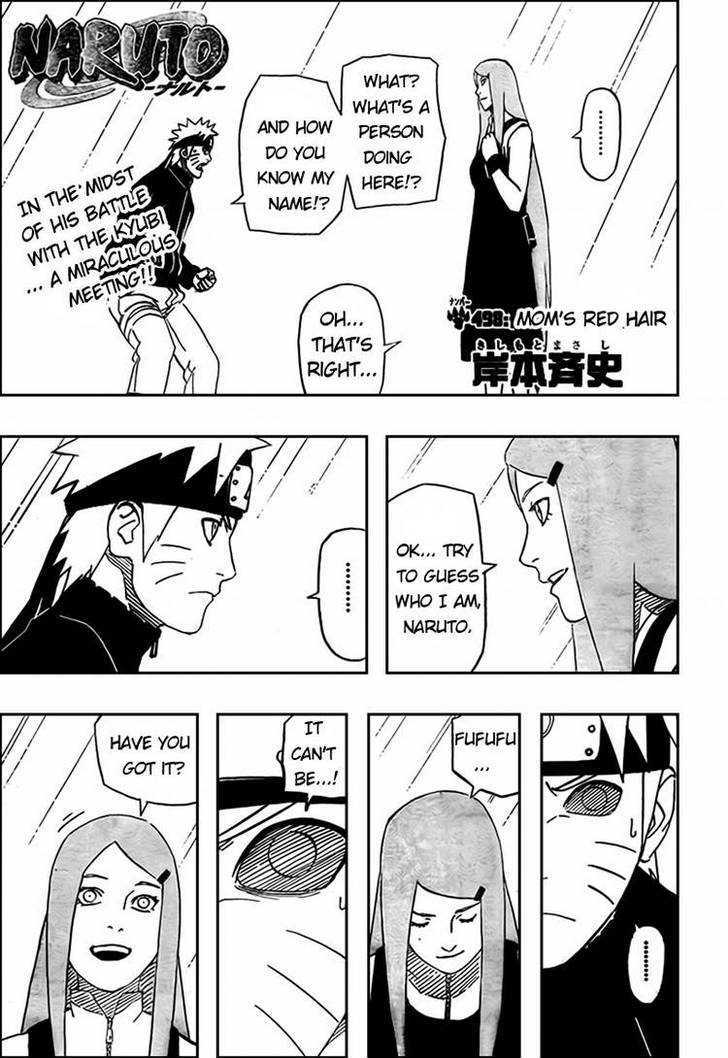 Naruto Vol.53 Chapter 498 : Mom's Red Hair - Picture 1