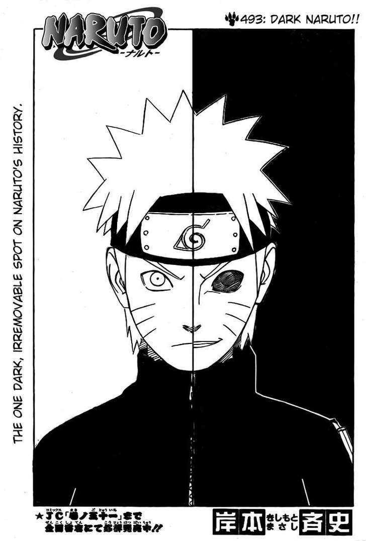 Naruto Vol.52 Chapter 493 : Dark Naruto!! - Picture 1