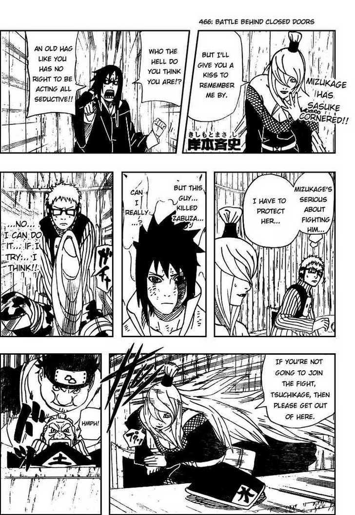 Naruto Vol.50 Chapter 466 : Battle Behind Closed Doors - Picture 1