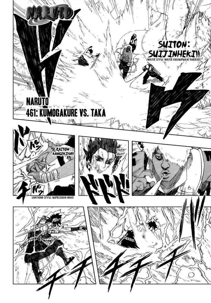 Naruto Vol.49 Chapter 461 : Kumogakure Vs. Taka - Picture 2