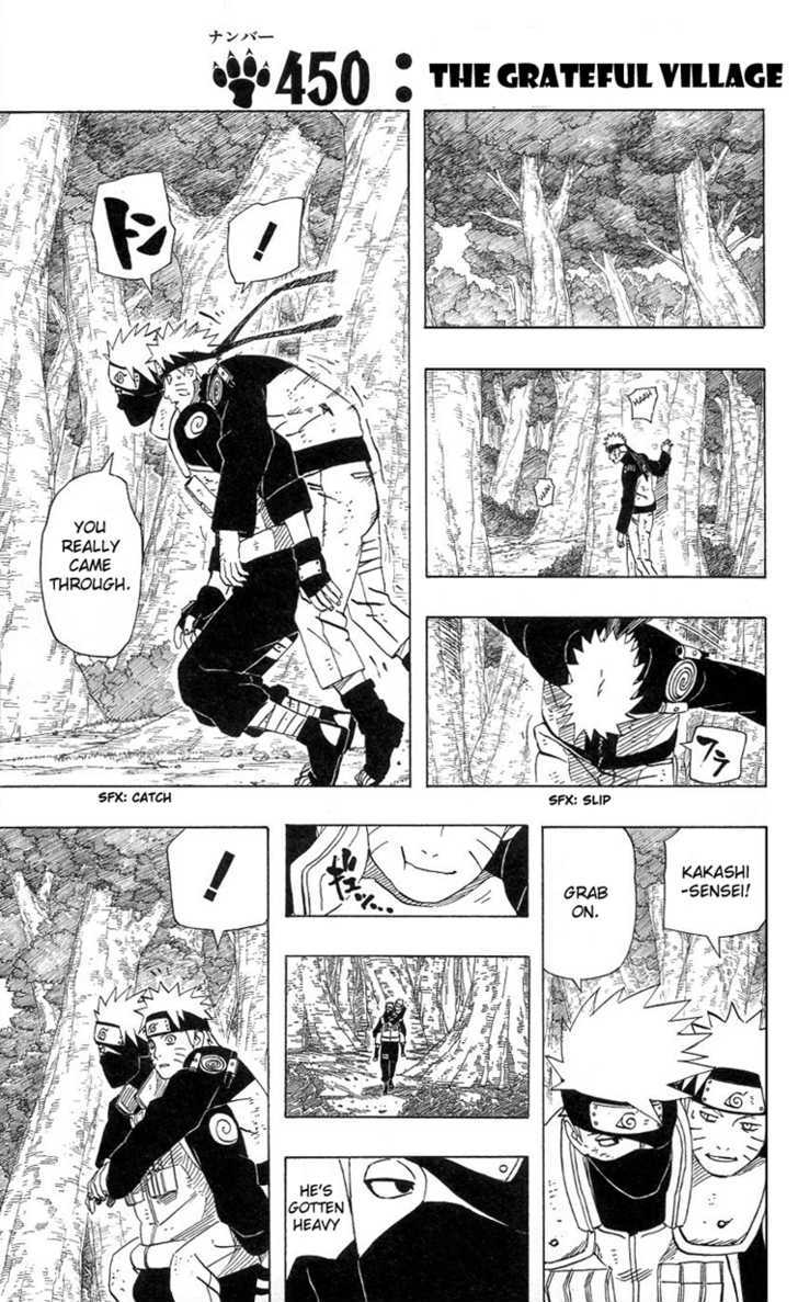 Naruto Vol.48 Chapter 450 : The Grateful Village - Picture 2
