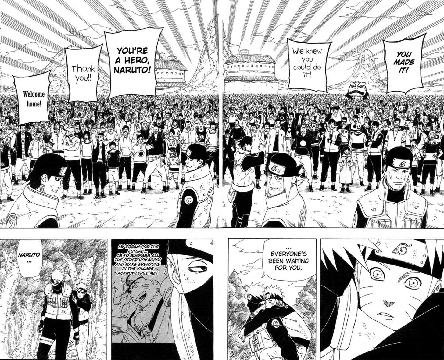 Naruto Vol.48 Chapter 450 : The Grateful Village - Picture 3
