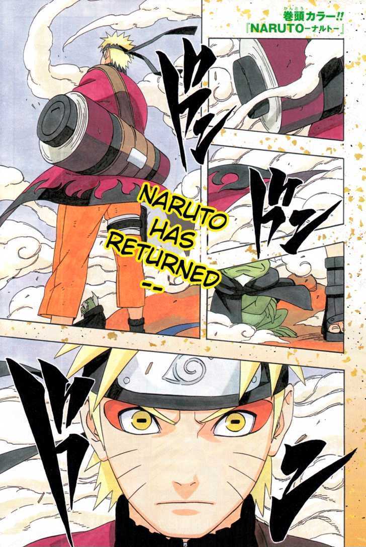 Naruto Vol.46 Chapter 430 : Naruto Returns - Picture 1