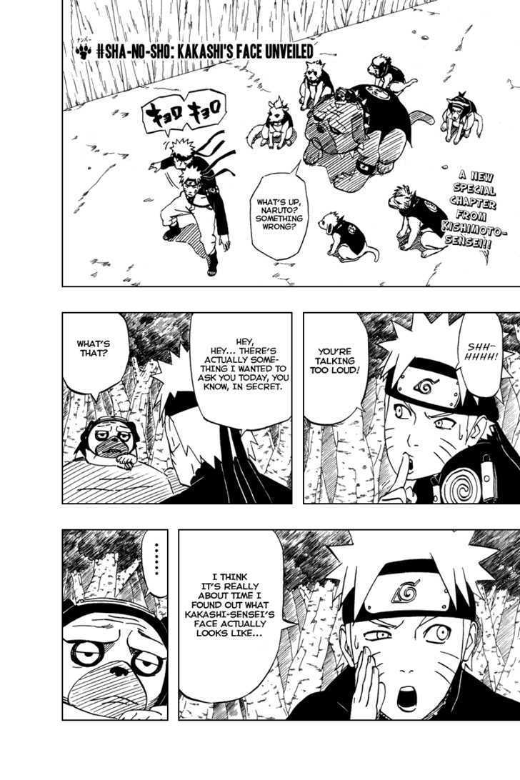 Naruto Vol.45 Chapter 420.5 : Kakashi's Real Face Is Finally Unveiled - Picture 1