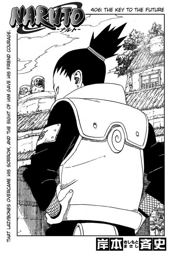 Naruto Vol.44 Chapter 406 : The Key To The Future - Picture 1
