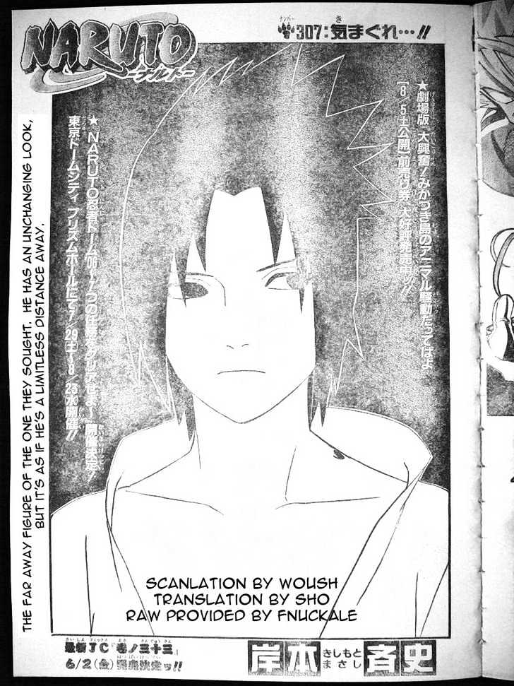 Naruto Vol.34 Chapter 307 : On A Whim...!! - Picture 1