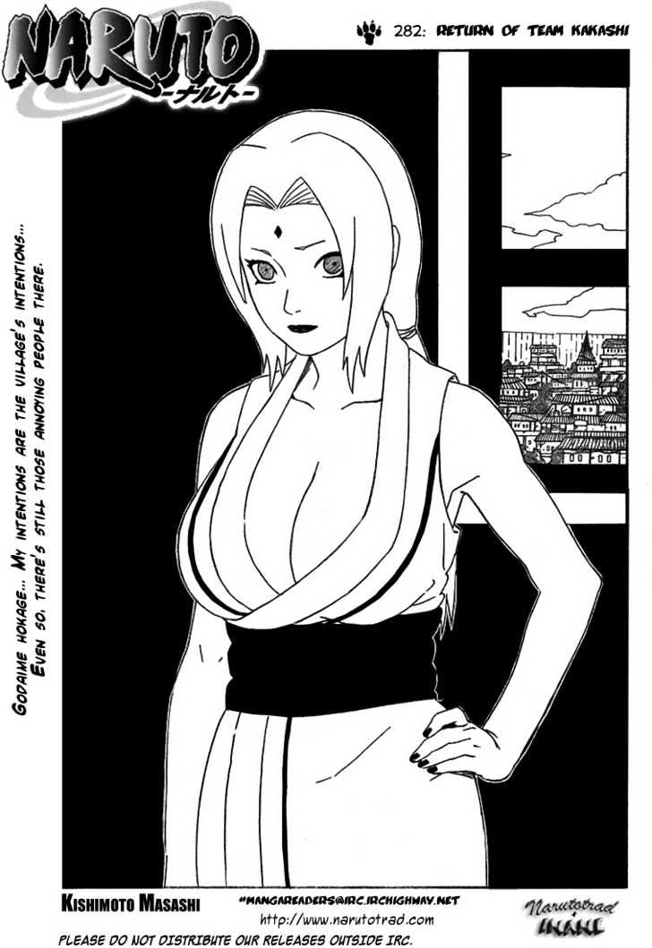 Naruto Vol.32 Chapter 282 : Return Of Team Kakashi - Picture 1