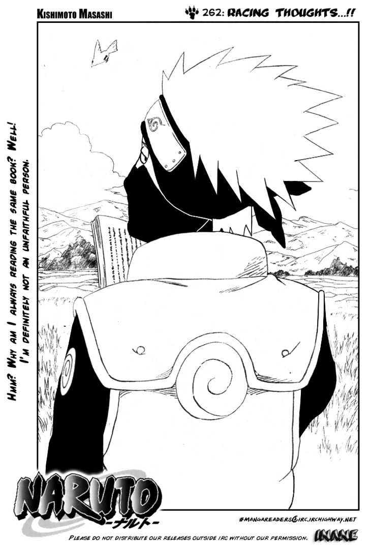 Naruto Vol.29 Chapter 262 : Racing Thoughts....! - Picture 1