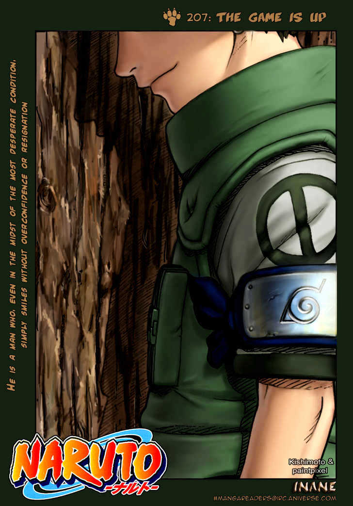 Naruto Vol.23 Chapter 207 : The Game Is Up - Picture 2