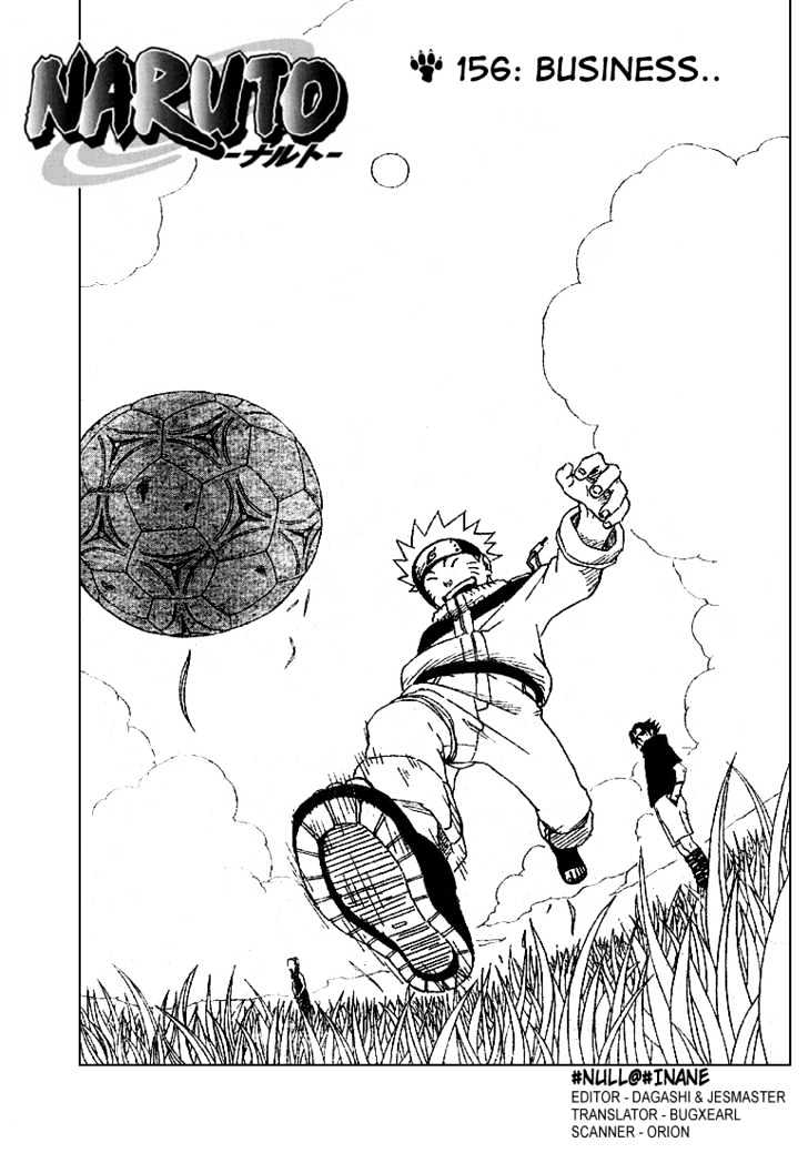 Naruto Vol.18 Chapter 156 : Business - Picture 1