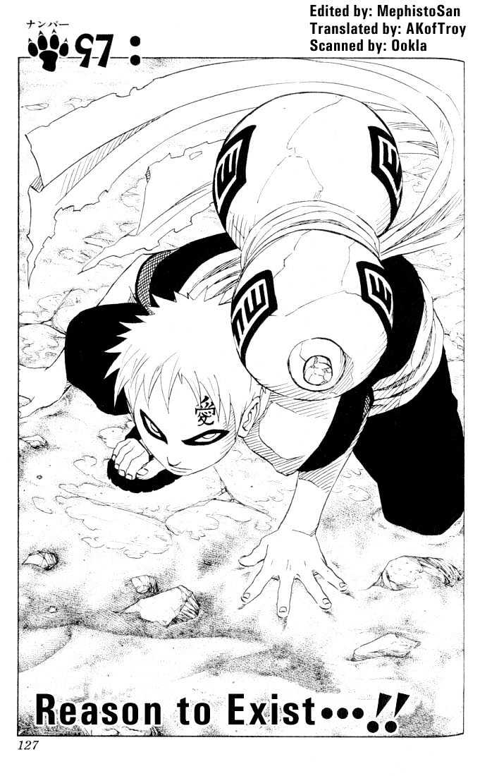 Naruto Vol.11 Chapter 97 : Reason To Exist - Picture 2