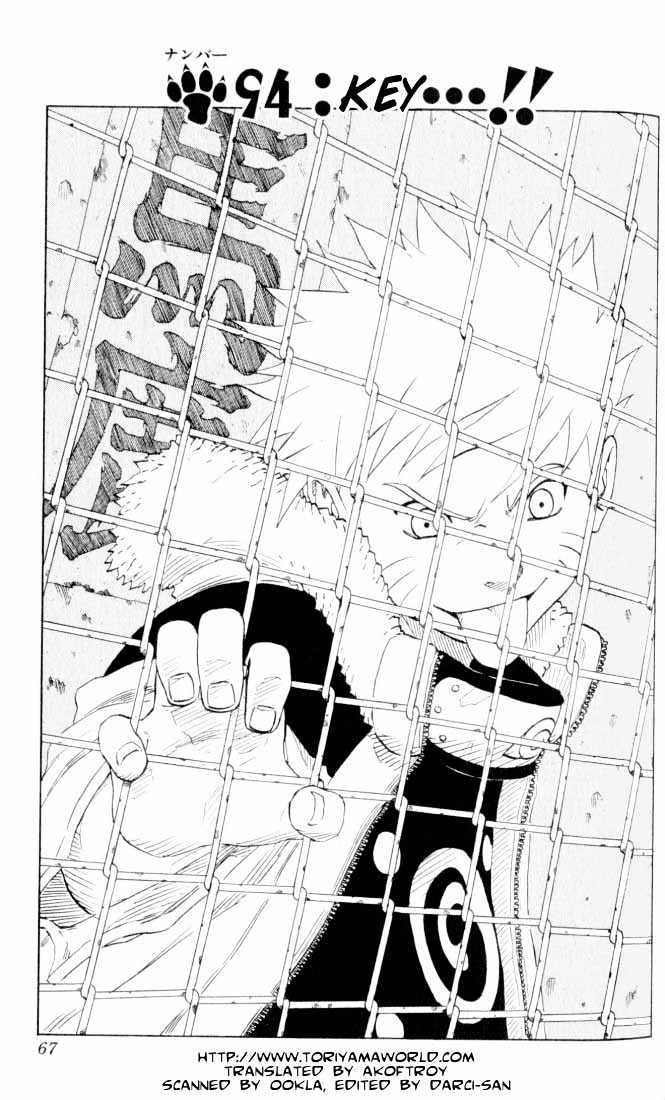Naruto Vol.11 Chapter 94 : Key...!! - Picture 2