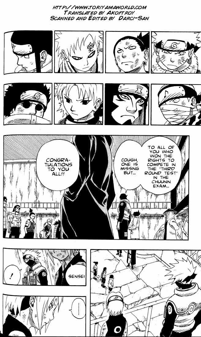 Naruto Vol.10 Chapter 88 : Where's Sasuke...!? - Picture 2