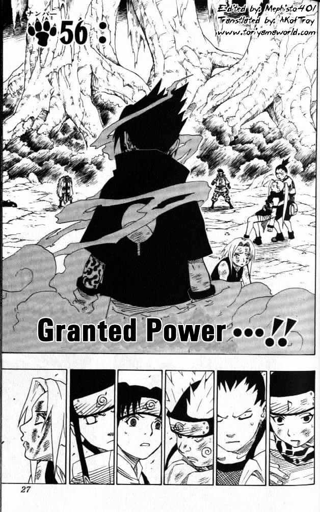 Naruto Vol.7 Chapter 56 : Granted Power..!! - Picture 2