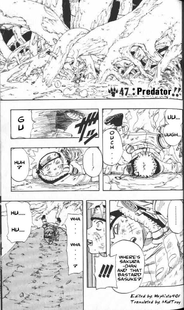 Naruto Vol.6 Chapter 47 : Predator!! - Picture 1