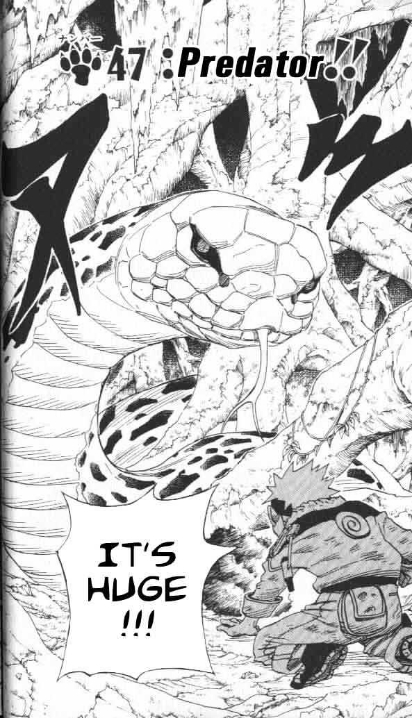 Naruto Vol.6 Chapter 47 : Predator!! - Picture 2
