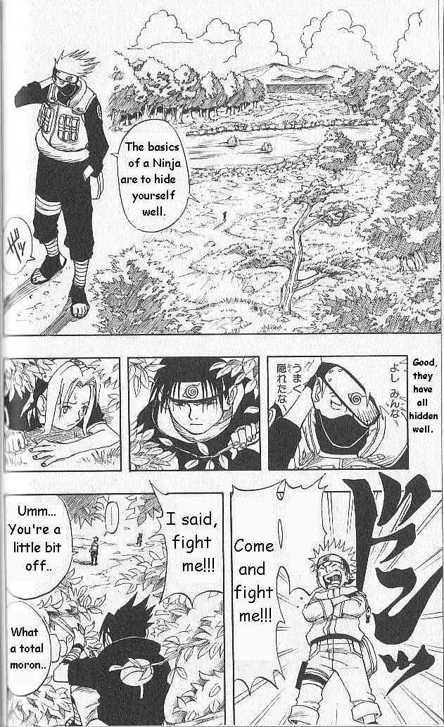 Naruto Vol.1 Chapter 5 : Carelessness Is Your Worst Enemy - Picture 3