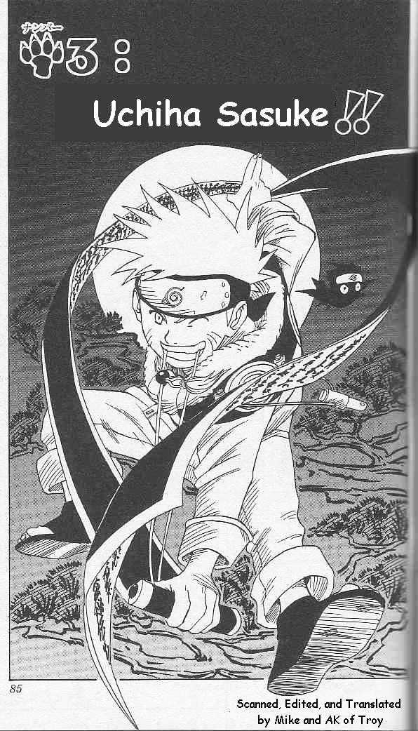 Naruto Vol.1 Chapter 3 : Uchiha Sasuke - Picture 2