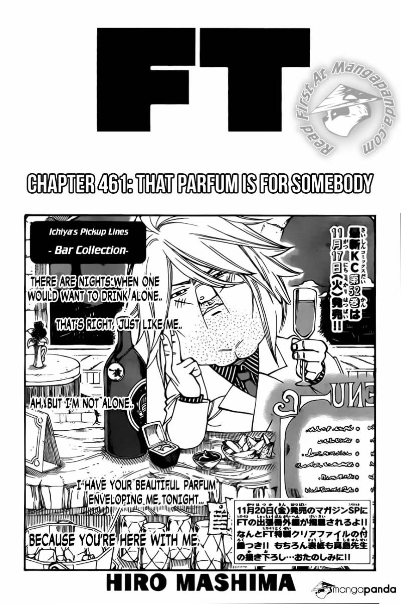 Fairy Tail Chapter 461 : That Parfum Is For Somebody - Picture 1