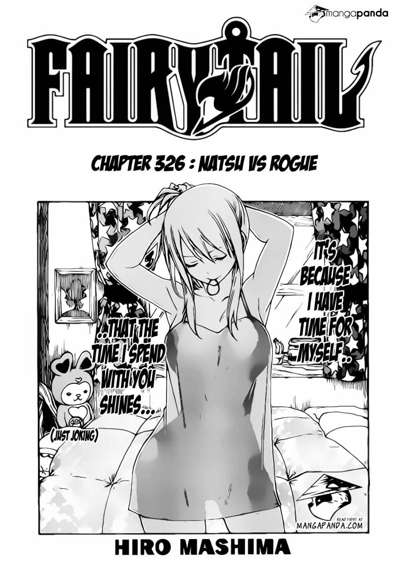 Fairy Tail Chapter 326 : Natsu Vs Rogue - Picture 3