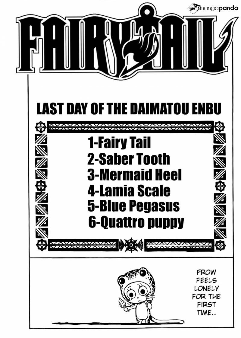 Fairy Tail Chapter 304 : Last Day Of The Daimatou Enbu - Picture 2