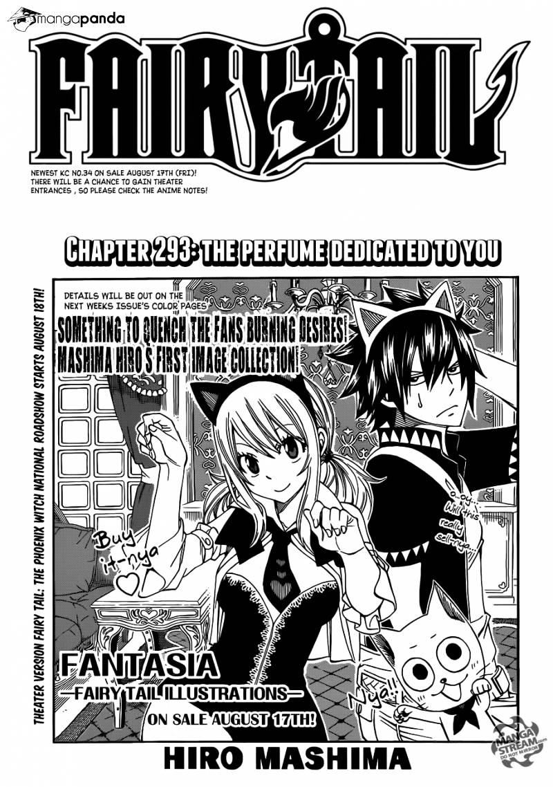 Fairy Tail Chapter 293 : The Perfume Dedicated To You - Picture 1