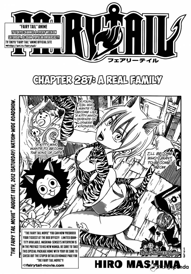Fairy Tail Chapter 287 : A Real Family - Picture 1