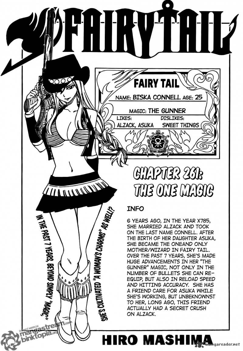 Fairy Tail Chapter 261 : The One Magic - Picture 1