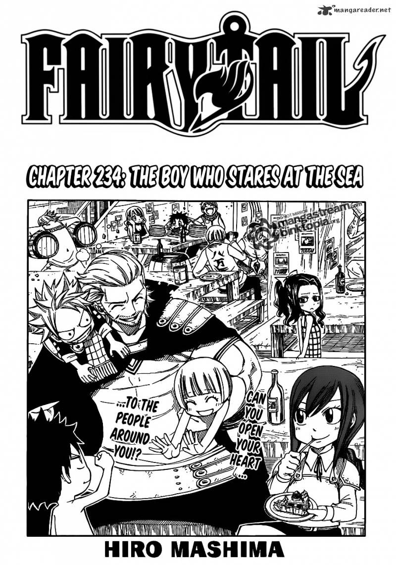Fairy Tail Chapter 234 : The Boy Who Stares At The Sea - Picture 1