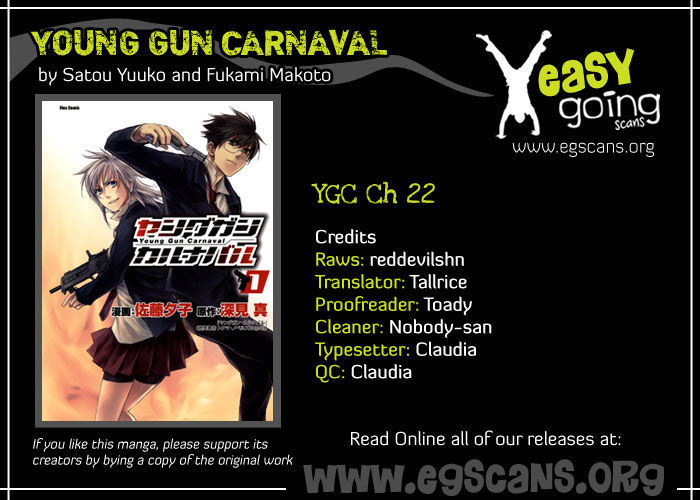 Young Gun Carnaval Vol.5 Chapter 22 : The Twin Irises Glowing Like Full Moons In The Darkness, Part 2 - Picture 1