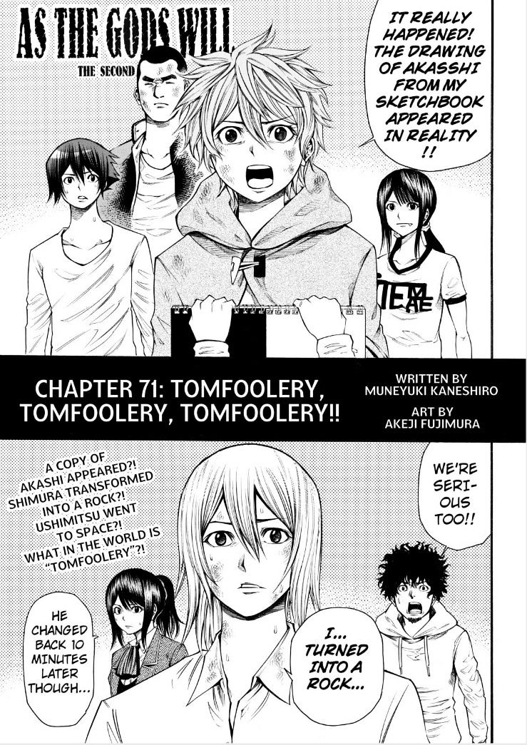 Kamisama No Iutoori Ni Chapter 71 : Tomfoolery, Tomfoolery, Tomfoolery!! - Picture 1
